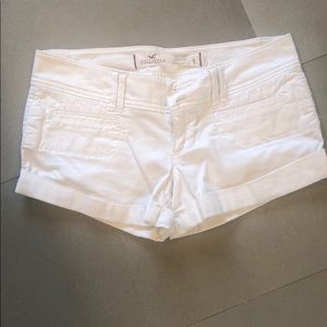 EUC White Hollister Shorts
